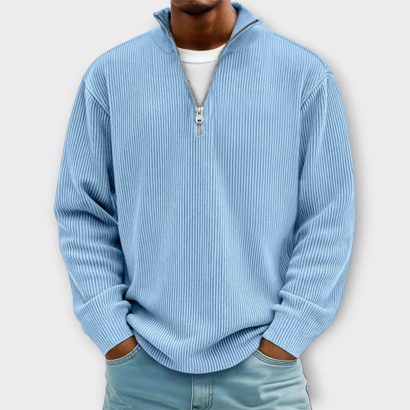 Emile | Pull en velours côtelé