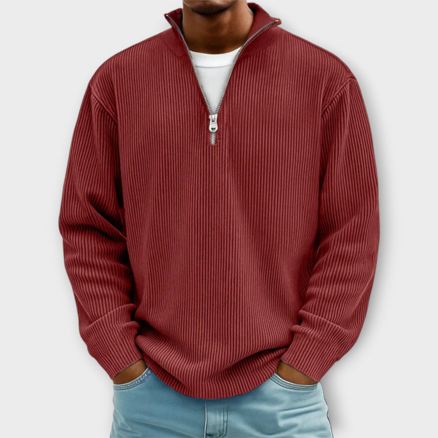 Emile | Pull en velours côtelé