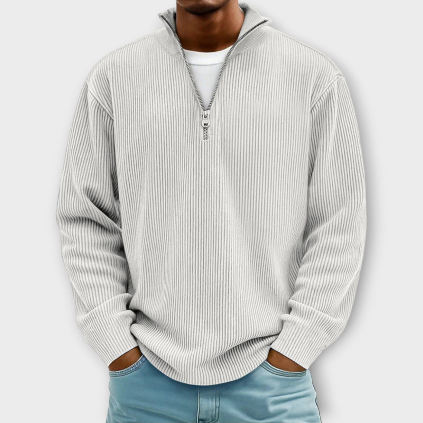 Emile | Pull en velours côtelé