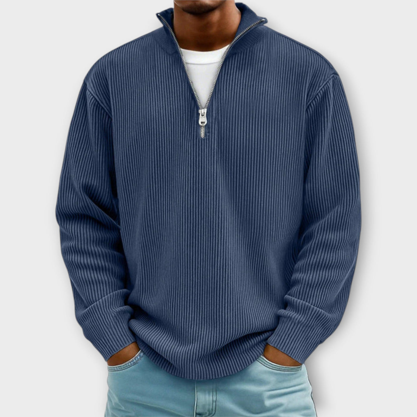 Emile | Pull en velours côtelé