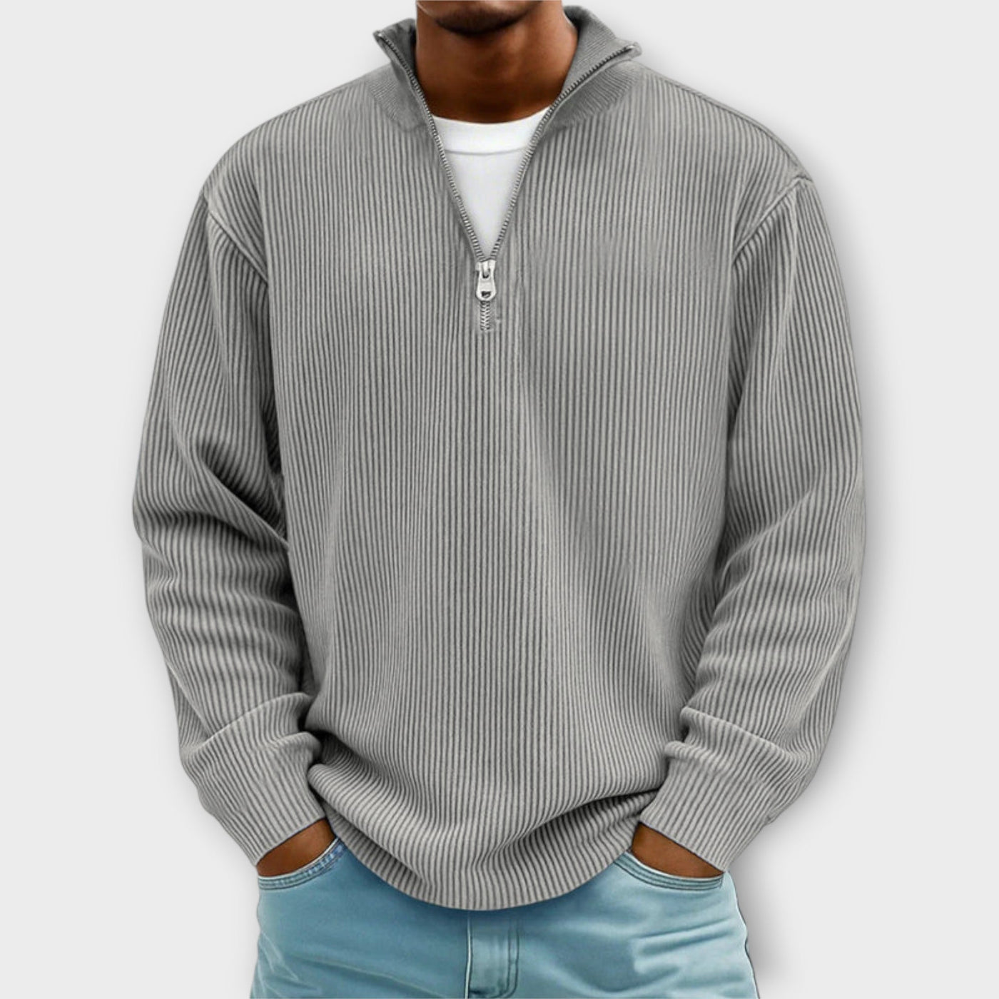 Emile | Pull en velours côtelé