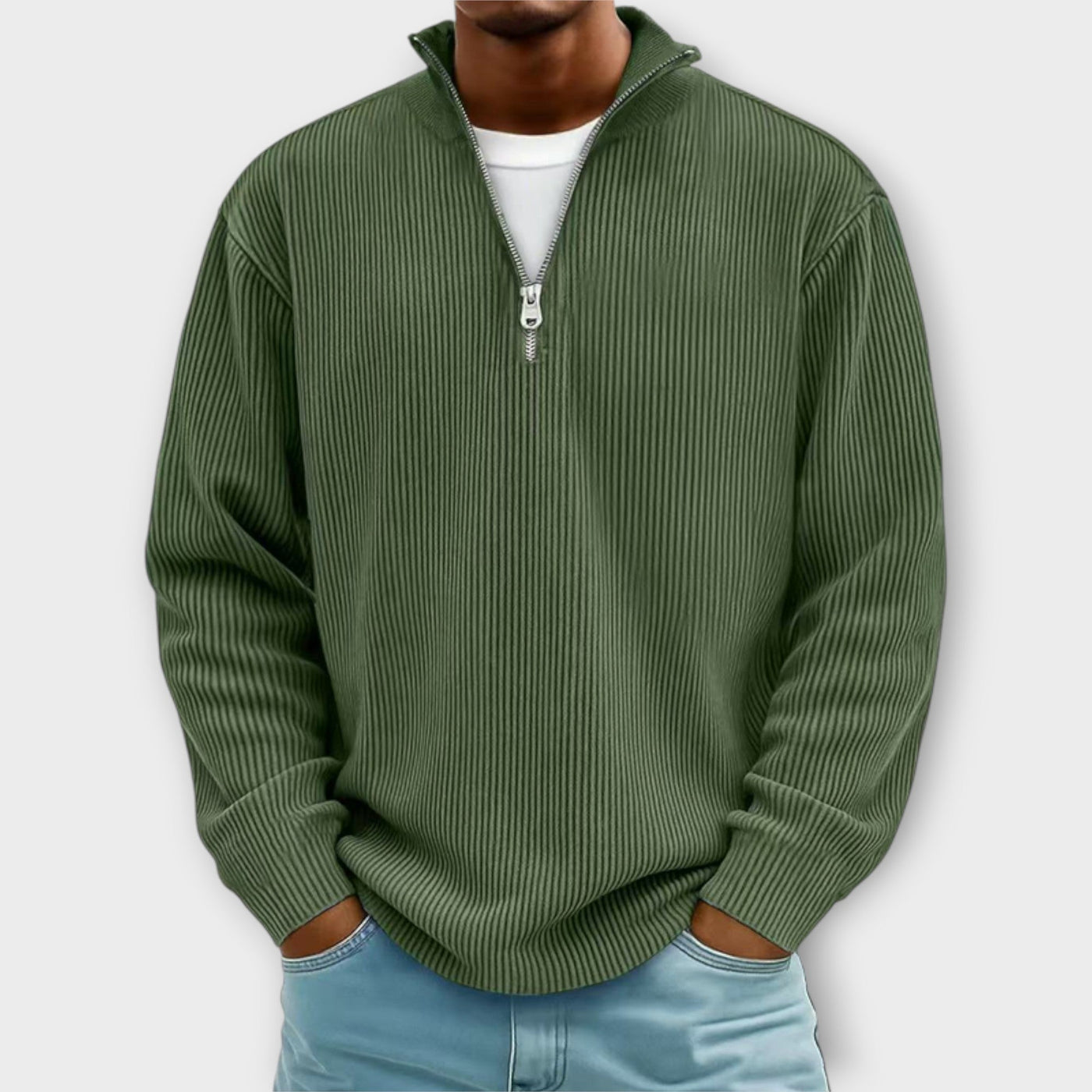 Emile | Pull en velours côtelé