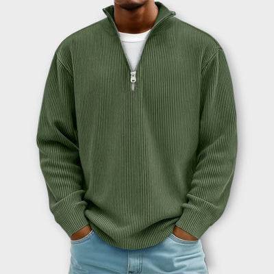 Emile | Pull en velours côtelé