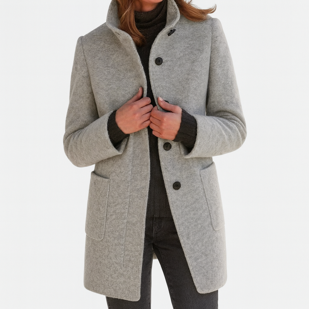 Freya | Manteau en laine mélangée