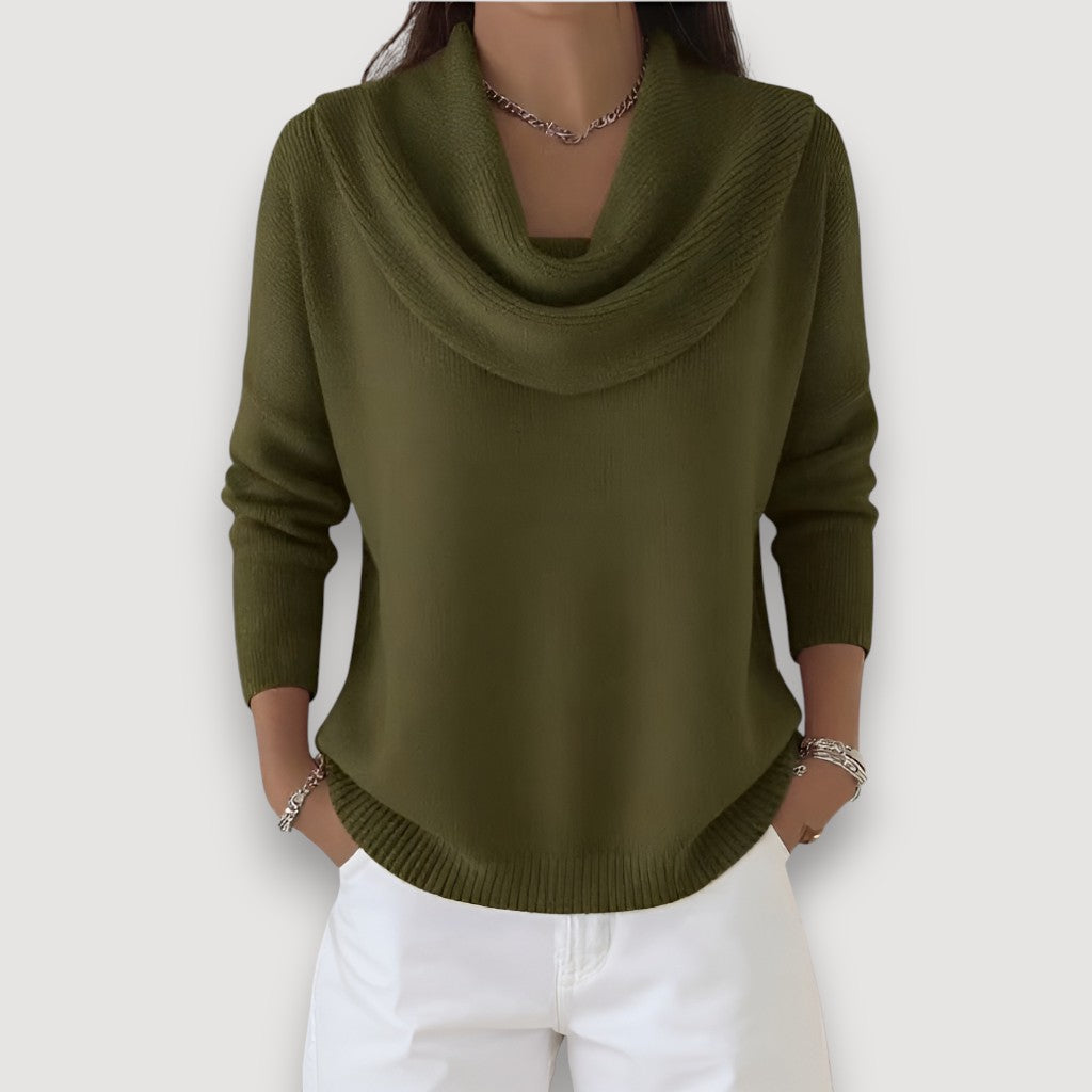 Louise | Pull doux avec col